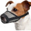 Dog Muzzle Black Soft Breathable Mesh Size M-L Adjustable Comfortable Fit for Daily Use 1