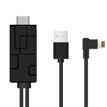 Cabo Adaptador de Celular para HDMI, Conversor HD 1080P, Compatível com iPhone X/XR/XS/XS Max/11/8/7/7 Plus/6s