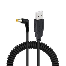 1,5M USB naar DC4.7X1.7Mm mannelijke opgerolde kabel TPU-jacks