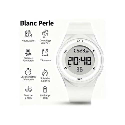 Waterproof Digital Pedometer Activity Tracker, Step Counter, Distance Tracker, Vibration Alert