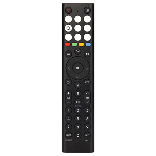 Ergonomische afstandsbediening Geen programmering nodig voor
