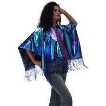 Professional Theater Costume Scarf Shawl Fringe Capelet For-2