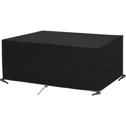 Capa protetora impermeável para mesa de jardim retangular, 170 x 94 x 71 cm