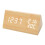 Digital Wooden Table Alarm Clock, Multiple Alarms, LED Display, Built-In Temperature Display 1