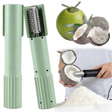 (Green) Portable Electric Coconut Grater for Home and Kitchen Use