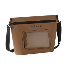 Crossbody-telefoontas met aanraakscherm, waterdichte-Koffie L