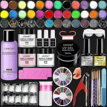 (ZH197-95) Acrylic powder Set Nail Kit 3 Colors Carving Nail Art Gel For Extension Manicure Tools Set