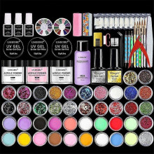 (ZH198-157) Acrylic powder Set Nail Kit 3 Colors Carving Nail Art Gel For Extension Manicure Tools Set