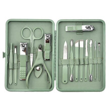 Manicure Set, Travel Nail Clippers Kit Pedicure Care Tools,stainless Steel Grooming Kit