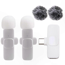 Mini Wireless Lapel Microphone for Android, PC, Camera o Recording