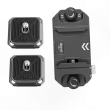 Universal Quick Release Camera Clip with Plate for DSLR and Action Cameras