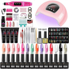 Manicure Set with Nail Dryer Nail Lamp Nail Drill Machine Manicure Set Kit Nail Tools Set 4