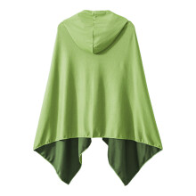 Microfiber Cooling Hooded Beach Towel Cloak-fluorescent green