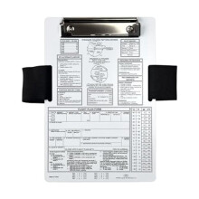 IFR  Clipboard,Upgraded Aluminum Knee Pad Aviation Metal Clip,Utility Pen Holder and Comfortable NylonSticker Strap
