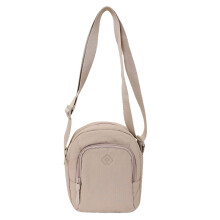 Stijlvolle nylon crossbody telefoontas voor dames en-Beige
