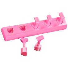 Nicht magnetischer Nagelkunsthalter aus ABS-Kunststoff in-Rosa