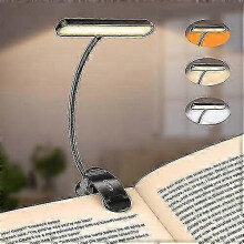 Gritin 19 LED Book Light with Memory Function, 3 Eye-Protection Modes & 5 Brightness Levels, Large Lamp A for Night Reading