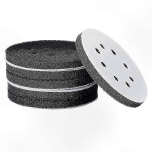6PCS 5 Inch(125mm) 8-Hole Soft Sponge Interface Pad for Sanding Pads and Hook&Loop Sanding Discs for Edition 0627