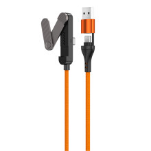 65W USB C-oplaadkabel met geïntegreerde- of boze kleur