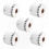 62mm x 30.48M Continuous Label Refill Rolls, 5-Pack for Compatible Label Printers 1