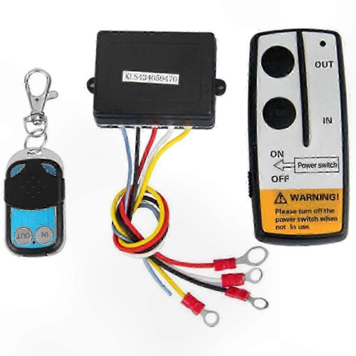 Wireless Winch Remote Control Kit 12V 50ft for Truck/ATV, Compatible with Warn/Ramsey
