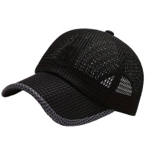 Sportlicher Unisex-Sonnenhut,-Schwarz