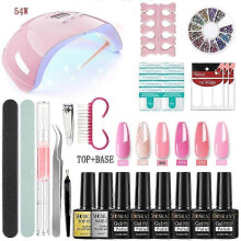 Nail Gel Kit Professional Nail Set with UV Nail Lamp And Nail Drill for All Drying Gel Nail Polish Manicure Set 5