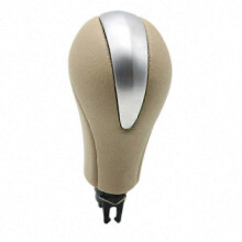 (Beige) Black Gear Shift Knob Compatible with Infiniti QX56 G25 G37 FX37 EX37 QX70 Q60 QX50 Replacement Part 34910-1LA6C