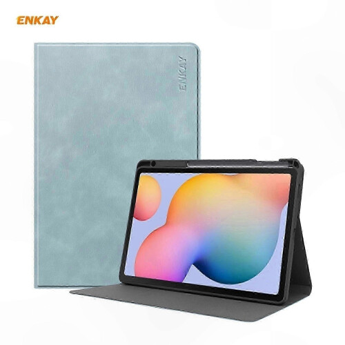 (Sky Blue) Smart Case Designed for  Galaxy Tab S6 Lite P610 / P615