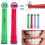 4-Pack Kids Toothbrush Replacement Heads, Soft Bristles, Small Size 1