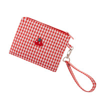 Travel Makeup Bag ,Canvas Make Up Purse with Zipper Cosmetic Bag