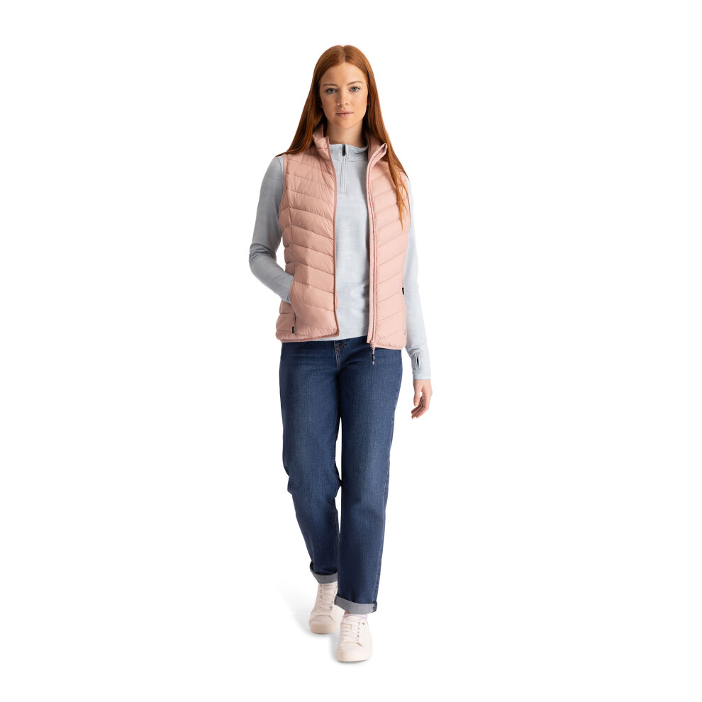 Trespass (18, Misty Rose) Womens Gilet Bodywarmer Down Filled Giana Pink
