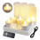 LED Flameless Candles with Timer, Remote Control & Charging Base, 6pcs Rechargeable Tea Lights 1