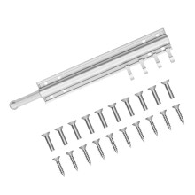 Space Efficient Telescoping Wardrobe Hook System-Silver