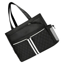 Strong Polyester Sports Bag With Separate Storage For-Black