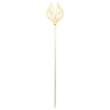 Schoonheidskoningin Scepter met strass-decors voor-goud