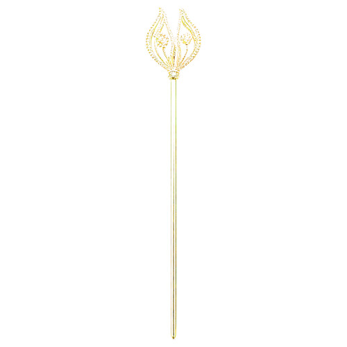 Schoonheidskoningin Scepter met strass-decors voor-goud