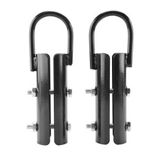 Morsetto per Corda da Arrampicata da 1,5 Pollici, 2 Set Corda per Arrampicata Chiusura per Allenamento Gancio per Attacco per Arrampicata su Corda