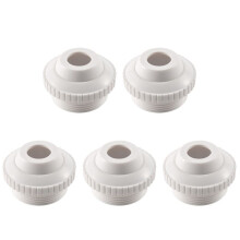 5Pcs/Set Swimming Pool Pool Nozzle Nozzle Spout Eyeball Fitting Spa Return Jet Fitting 1.5 Inch Water Outlet