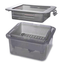 Tofu Pers Tofu Afdruiprek 3-Layer Tofu Pers Ingebouwde Afvoer Water Verwijderen Tool Vaatwasmachinebestendig Keuken Koken Tool