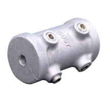 Aluminium ronde buis connector vervanging verbinding-M8rechtdoor