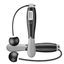 (Black Pink) 1pc Cordless Jump Ropes Digital Wireless Skip Rope Fitness Exercise Jumping Rope