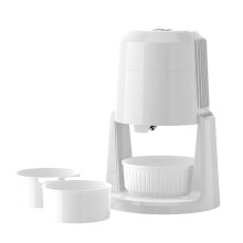 Professional Shaved Ice Machine Electric Snow Cone & ICEE Maker, Fluffy Ice for Slushies and Treats,White EU Plug