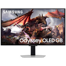 Skærm SAMSUNG Odyssey OLED G8 LS32DG802SUXDU 32 UHD 4K 0.03ms 240Hz Sølv