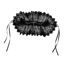 Gotische hoofdbanden Cosplay Kanten lint-Ketting zwart