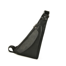 Modieuze mini-crossbodytas met binnensecties en casual-Zwart