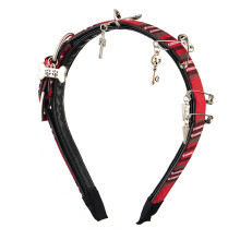 Gotische hoofdbanden met metalen studs voor dames, unisex
