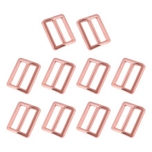 Boucles coulissantes Triple Glides Curseur de sangle de-Or Rose