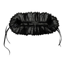 Meisje Halloween Hoofdbanden Angel Gothic-Riem zwart