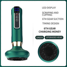 (green, 6 speed) Handheld Cellulite Massager, Body Sculpting Machine, Rechargeable & Cordless